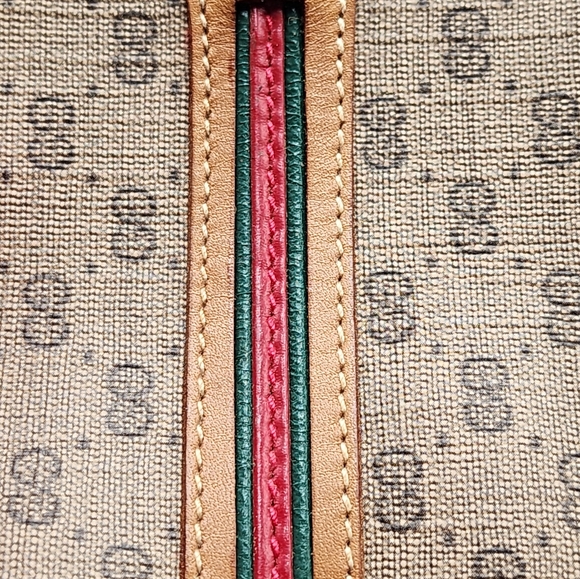 Gucci Rare Micro GG Clutch Web, RARE, Vintage + Dust Bag - Picture 17 of 17